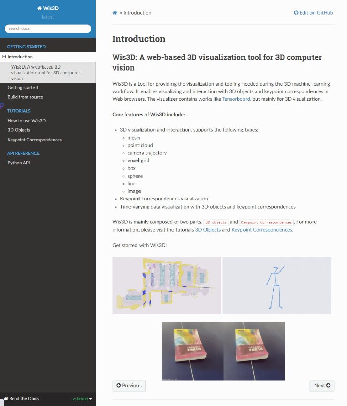 面向3D计算机视觉的Web版3D可视化工具