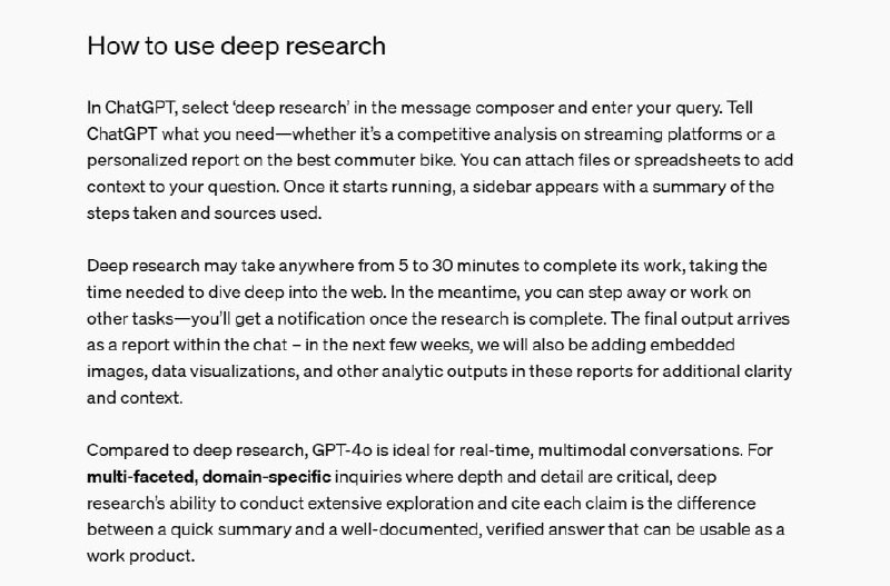 Deep Research