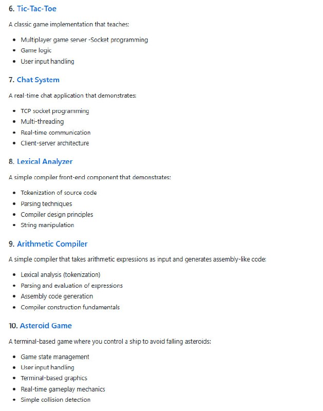 编程学习资源多样，但找到一套系统、涵盖基础算法到网络编程的C语言项目并不容易