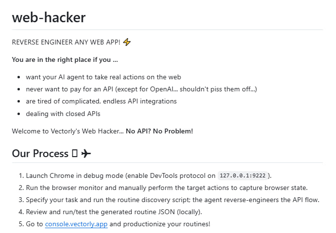为 AI 智能体集成网页操作能力时，经常会遇到目标网站没有公开 API、接口文档极其复杂或者调用成本过高的问题，手动编写爬虫或自动化脚本往往费时费力
