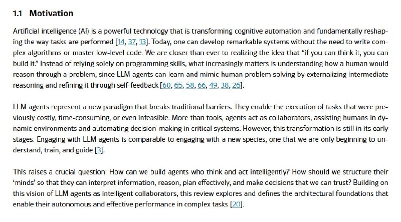 Fundamentals of Building Autonomous LLM Agents本文详尽回顾了构建基于大型语言模型（LLM）的自主智能代理的核心架构与实现方法