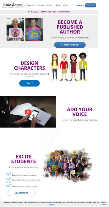 免费 #儿童 #英语 故事书StoryJumper 是一个家致力于让家长给孩子制作电子书的故事书平台，让老师、家长快速「组合出」一本自己专属的童书