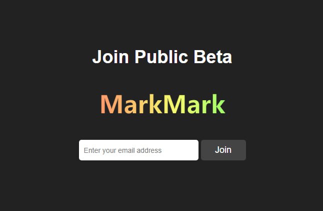 全新的稍后阅读工具——MarkMark 正式开放公测MarkMark 是一款面向 macOS 和 iOS 开发的网络收藏夹工具，旨在用它来完成各种网络内容的 Mark 操作，供后续回顾和阅读