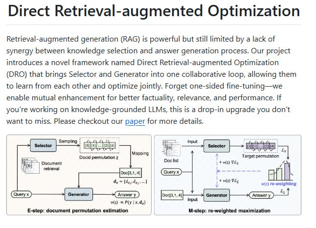 Direct Retrieval-augmented Optimization
