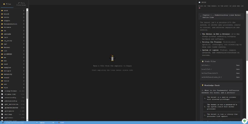 Linux Kernel Explorer