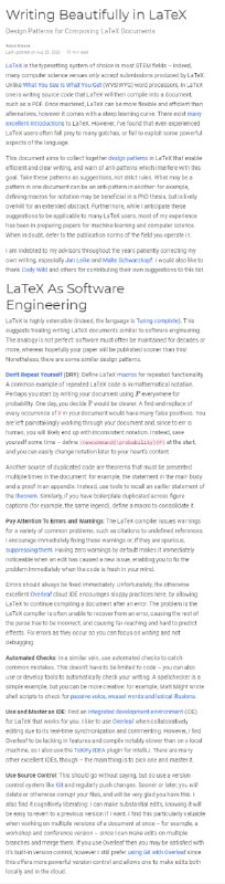 LaTeX 文档编写指南