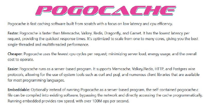 Pogocache