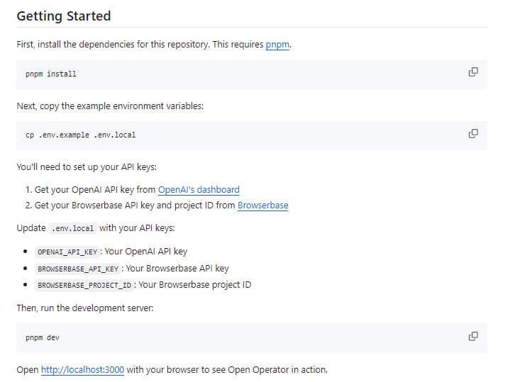 Open Operator