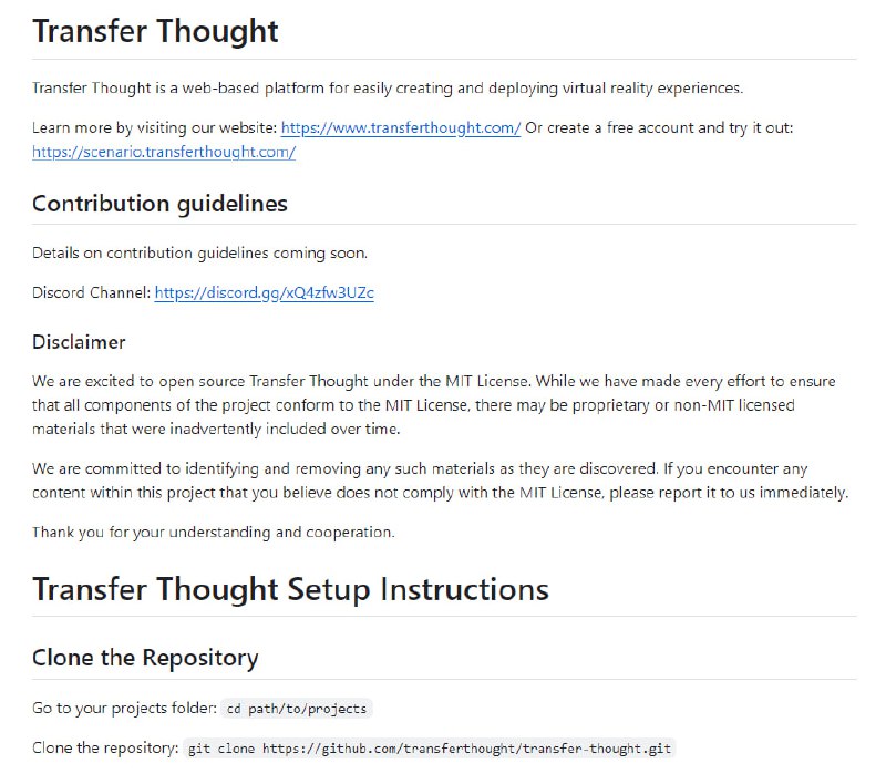 Transfer Thought