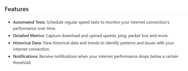 Speedtest Tracker