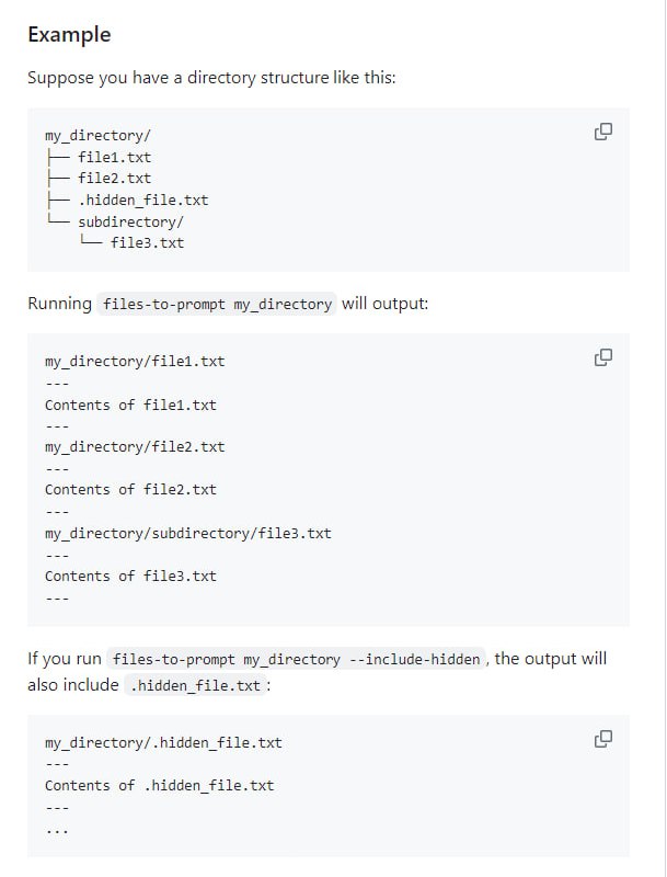 files-to-prompt