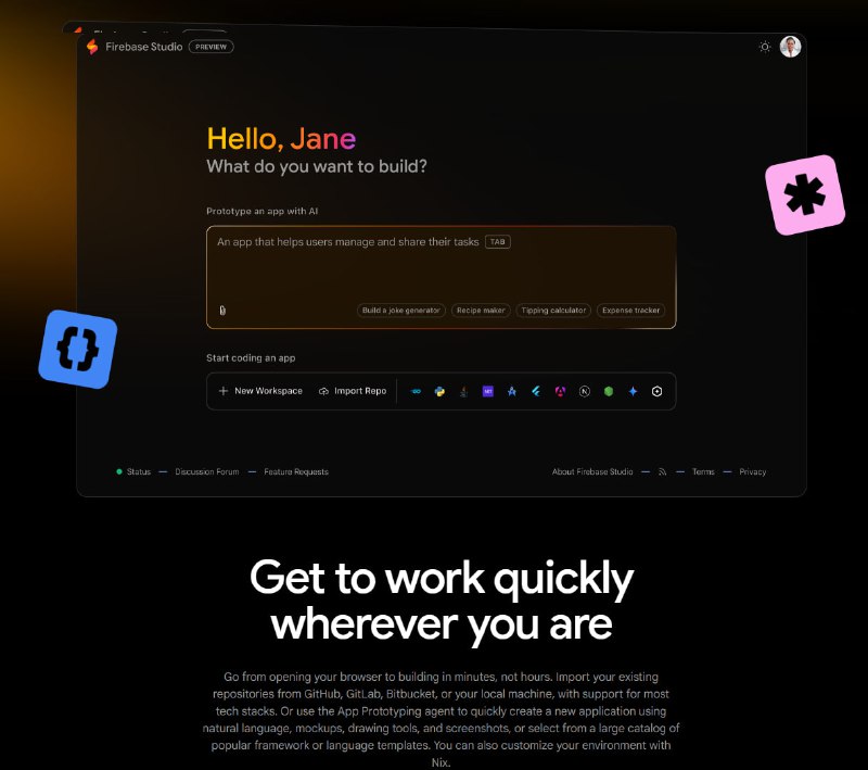 Firebase Studio