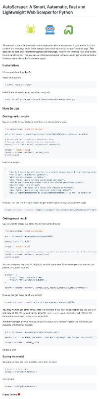 一个智能 Web 爬虫脚本 #脚本 #web其主要作用，是能快速且智能获取指定网站上的数据，这些数据可以是网页文本、url 地址或者其它 HTML 元素