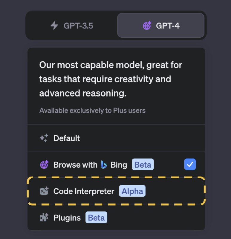 OpenAI的代码解释器将向所有ChatGPT Plus用户开放