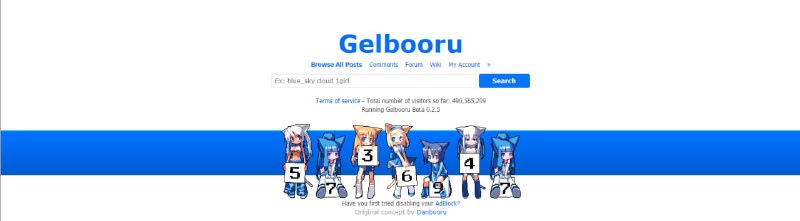 Gelbooru 网站是一个基于动画和漫画的资源  #搜索引擎 ，号称是世界是最大的动画图片资源库，目前收录的动漫图片超过一百万张，可助动漫迷们精确快速的查询到想要的图片资源 #动漫