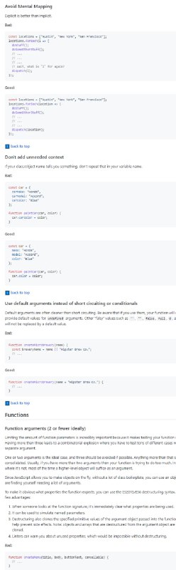Google 工程师 Ryan McDermott 根据 《Clean Code》总结的一份适用于 JavaScript 的软件工程指导准则《Clean Code JavaScript》Google 工程师 Ryan McDermott 根据 《Clean Code》总结的一份适用于 JavaScript 的软件工程指导准则《Clean Code JavaScript》