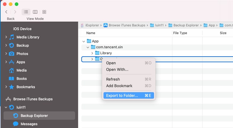 wechat-export