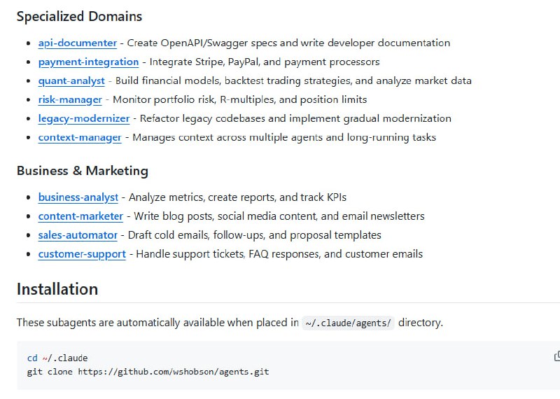 Claude Code Subagents Collection