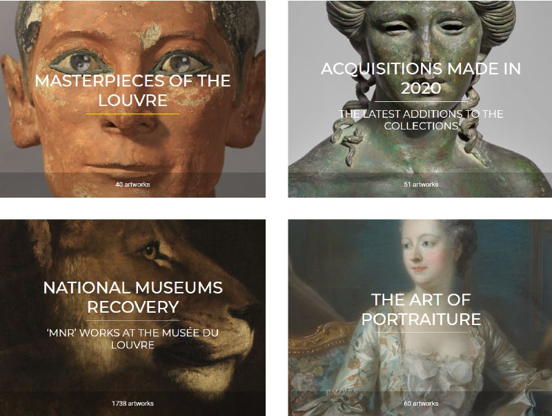 (传送门)卢浮宫宣布免费开放所有艺术品线上观看，涵盖了482,000 件藏品，并提供法语、英语、西班牙语以及中文介绍 #博物馆(传送门)卢浮宫宣布免费开放所有艺术品线上观看，涵盖了482,000 件藏品，并提供法语、英语、西班牙语以及中文介绍 #博物馆