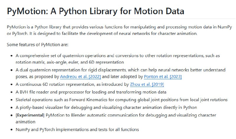 PyMotion