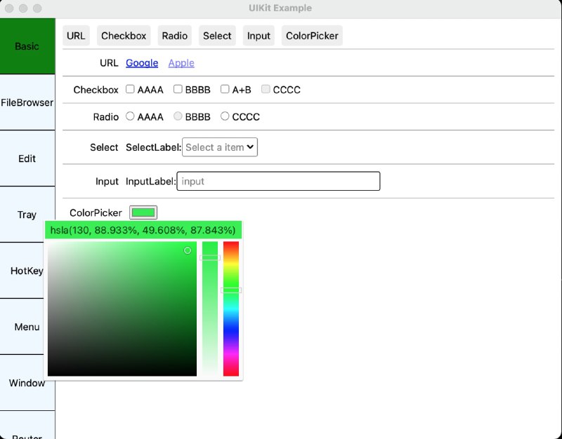 Kita 是一个声明性的、反应式的 GUI 工具包，用于使用具有单一代码库的 Web 技术构建跨平台应用程序