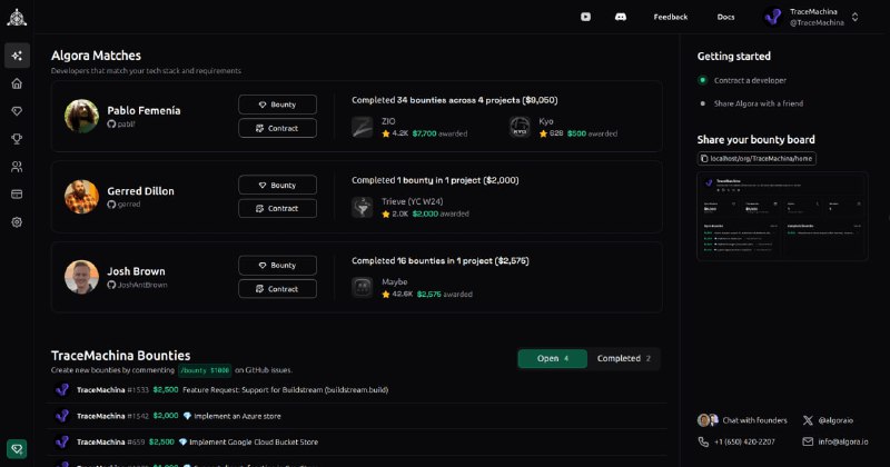 顶尖1%开源工程师招聘平台Algora，重塑技术招聘流程