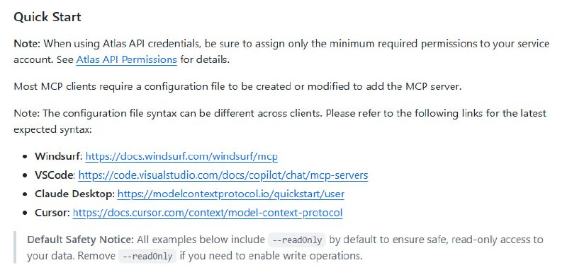 MongoDB MCP Server