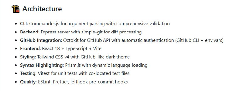 一款轻量级的命令行工具，能在本地启动Web服务器，以GitHub风格展示Git提交差异，完美融入代码审查流程，无需离开终端！零配置，运行npx reviewit <commit>即可；支持AI代码审查，可生成Claude Code提示；支持终端UI模式，直接在终端查看差异ReviewIt | #命令行 #工具一款轻量级的命令行工具，能在本地启动Web服务器，以GitHub风格展示Git提交差异，完美融入代码审查流程，无需离开终端！零配置，运行npx reviewit <commit>即可；支持AI代码审查，可生成Claude Code提示；支持终端UI模式，直接在终端查看差异ReviewIt | #命令行 #工具