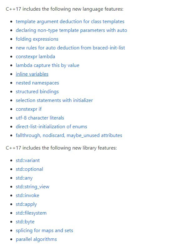 现代C++语言/库特性速查(C++20/17/14/11)  #c++现代C++语言/库特性速查(C++20/17/14/11)  #c++