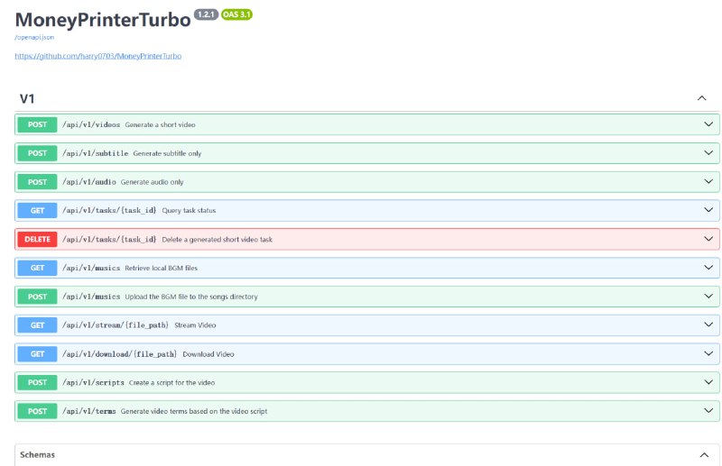 自动生成短视频，从视频文案、素材、字幕到配音和背景音乐，一键搞定，效率翻倍