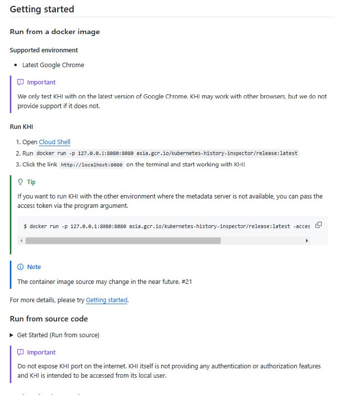Kubernetes History Inspector（KHI）