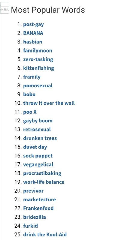 WordSpy 英语新造词 #词典 ，可以查询最新的英语新生网络词汇Urban Dictionary各种网络习语、小众词汇解释WordSpy 英语新造词 #词典 ，可以查询最新的英语新生网络词汇Urban Dictionary各种网络习语、小众词汇解释