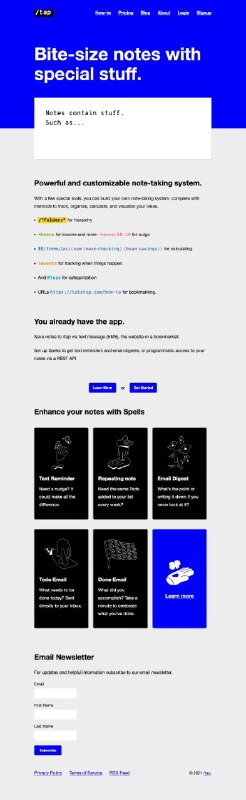 /tap – 强大且可定制的笔记系统 #笔记工具