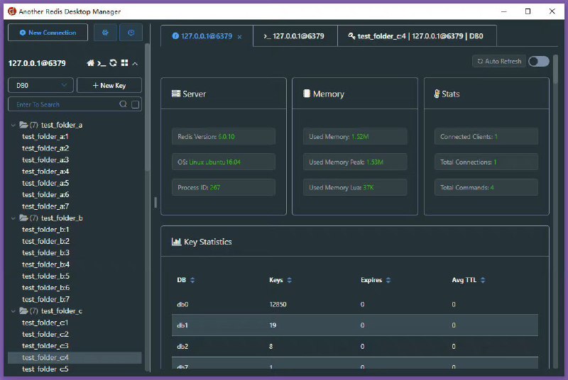 一款更快、更好、更稳定的 Redis 桌面（GUI）管理客户端