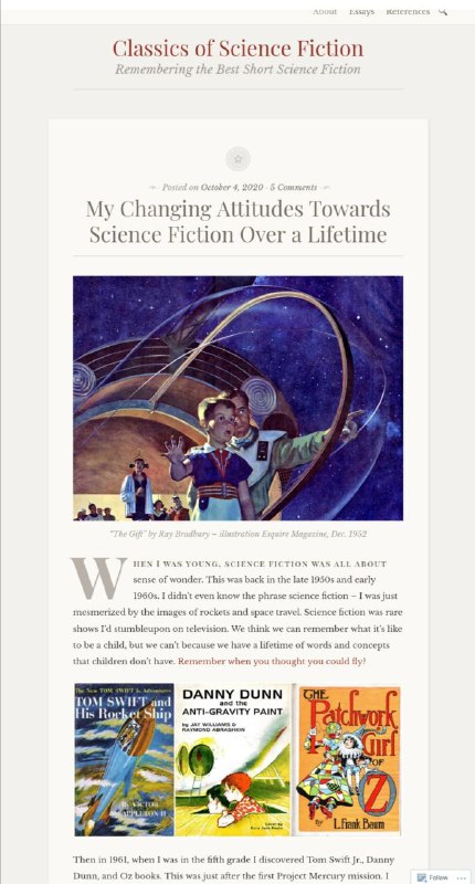 Classics of Science Fiction