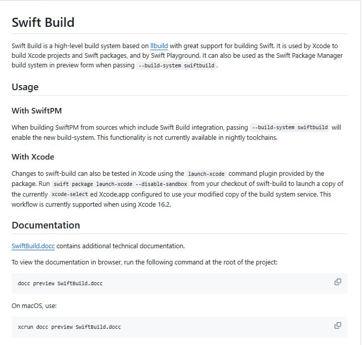 Swift Build