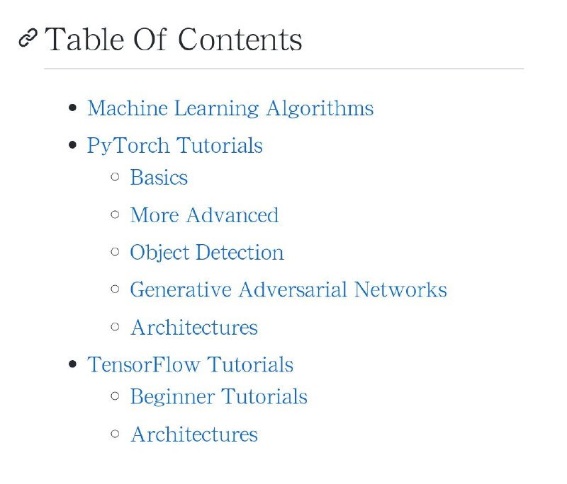 Machine Learning Collection