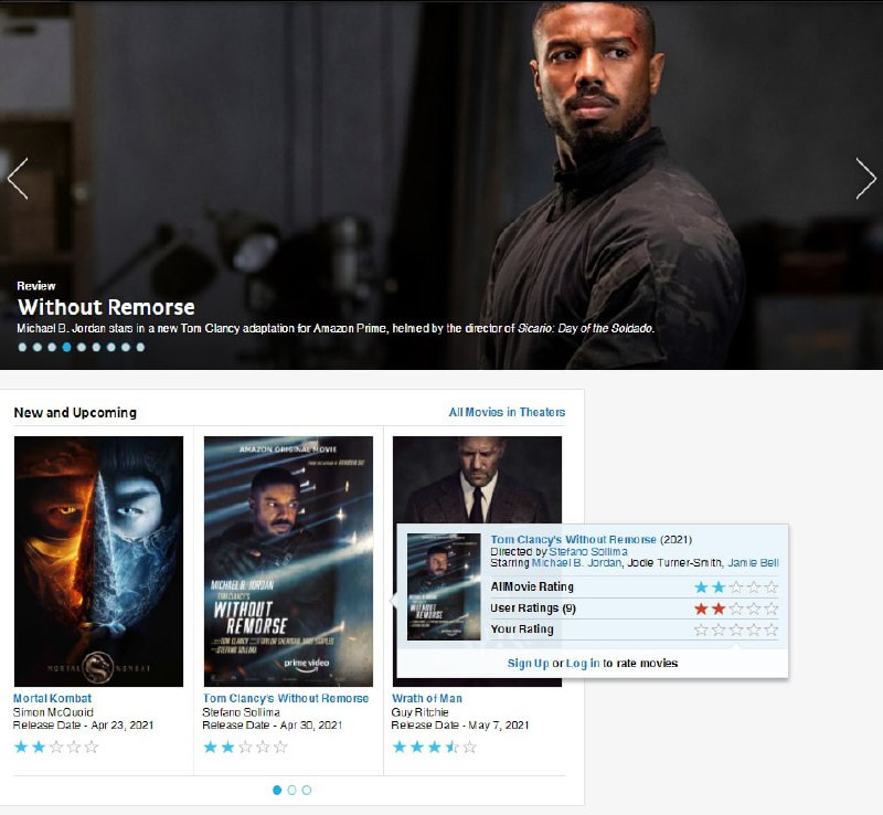 Allmovie(原名All Movie Guide)，一个包含关于 #电影 明星、电影与电视剧资讯的商业 #资料库 