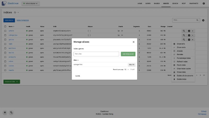 Elasticsearch 管理利器 elasticvue，上手即用，支持所有版本，包含已终止维护的版本