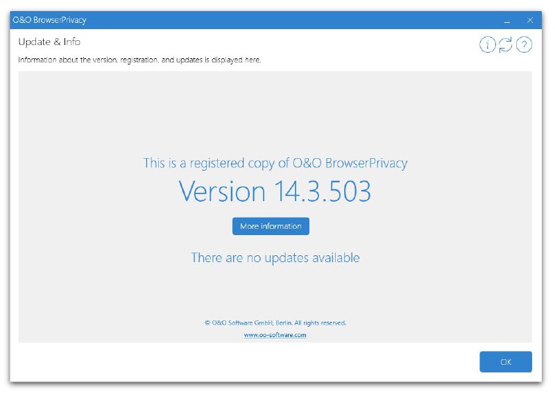 O&O BrowserPrivacy 是一款 #浏览器 隐私保护 #工具 ，它可以帮你快速删除浏览器里的个人使用痕迹，防止别人查看到你的上网记录，并且可以按照你的设定，在特定时候自动进行清理