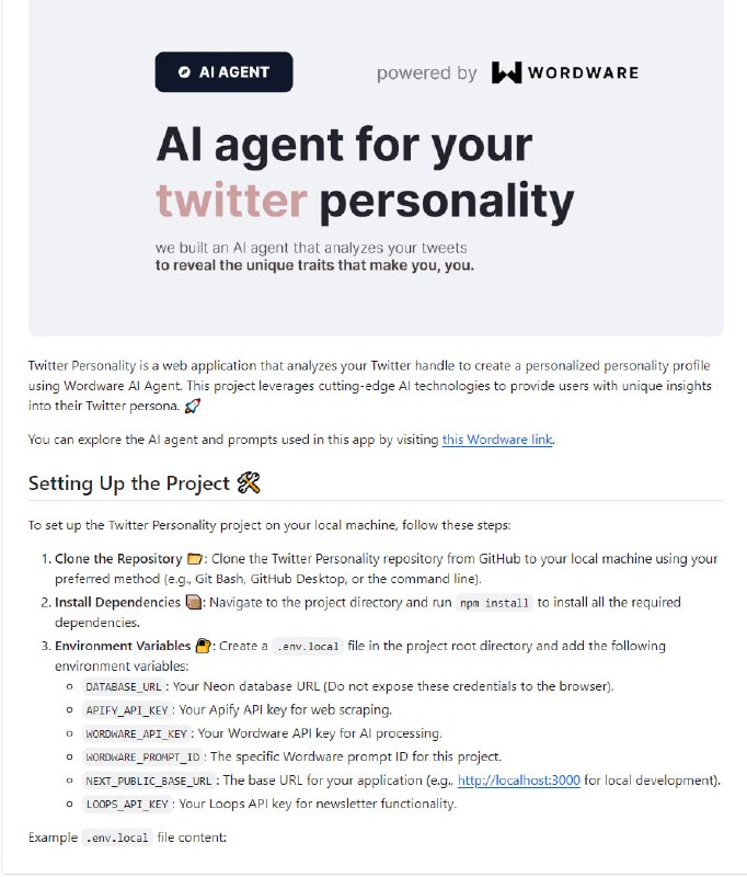 Twitter Personality分析助手