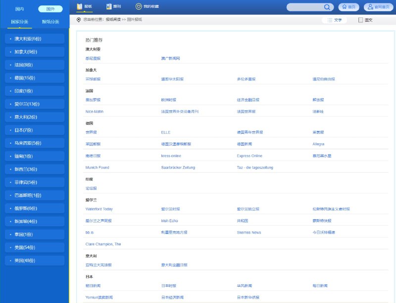 53bk系统聚合了各地的报纸杂志站点，不是数字化的版面，是以前的纸质老式版面，看起来比较亲切点击左边任一区域，右边将对应的内容放大方便阅读