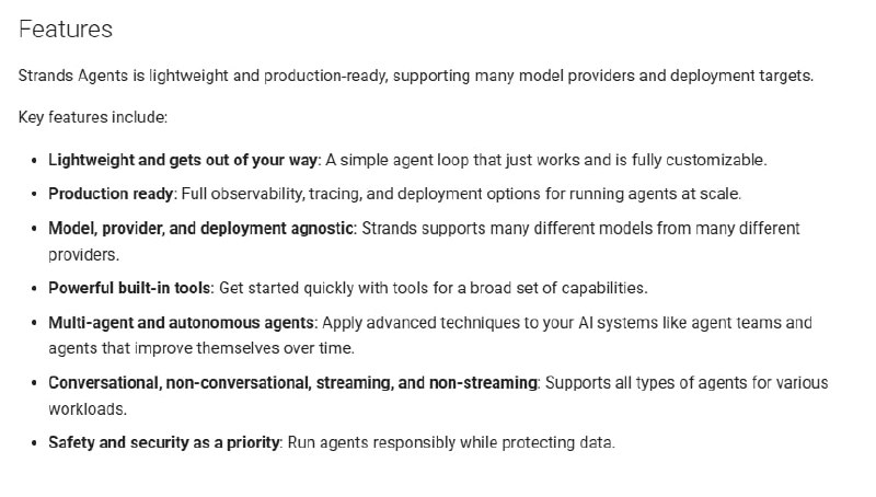 Strands Agents SDK