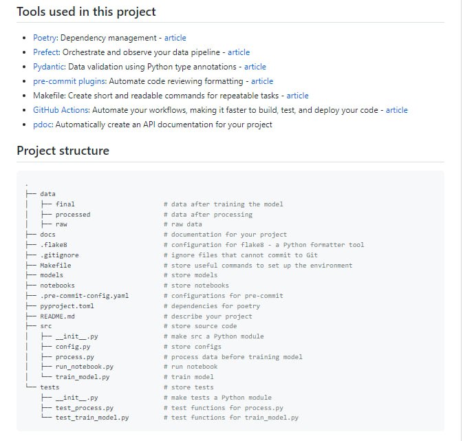 数据科学项目模板，重点是易复现和易维护该模板允许你