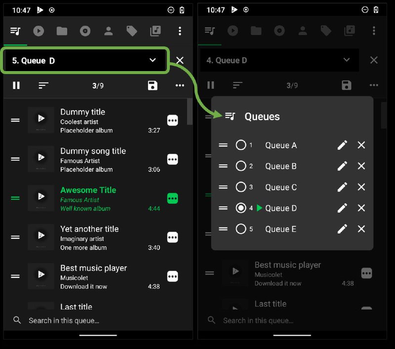 Musicolet 这是一款小型但功能强大的Android离线音乐播放器，可组织和播放存储在设备上的本地音频文件 #音乐 #播放器 #工具Musicolet 这是一款小型但功能强大的Android离线音乐播放器，可组织和播放存储在设备上的本地音频文件 #音乐 #播放器 #工具
