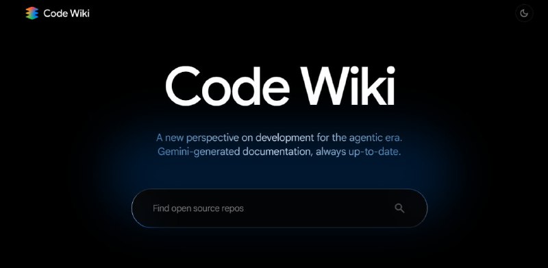 Google 的 Code Wiki 是一个由 Gemini AI 驱动的代码理解工具，于 2025 年 11 月 13 日以公共预览版发布