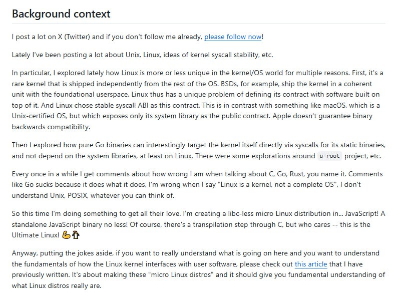Ultimate Linux!!!