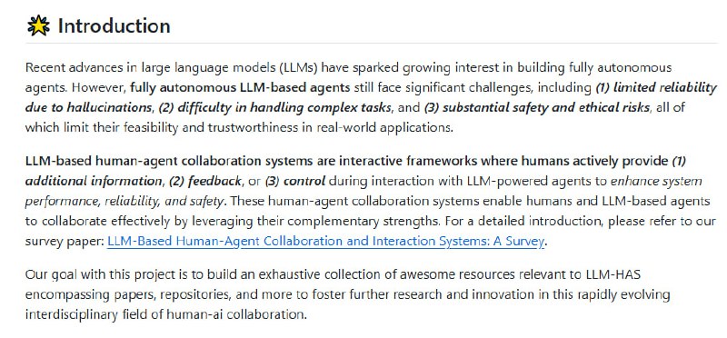 Awesome LLM-Based Human-Agent Collaboration and Interaction Systems