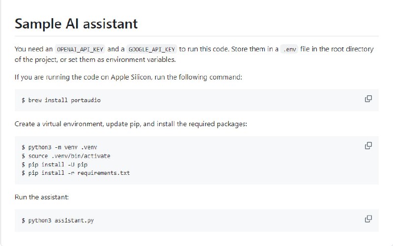 Sample AI assistant-Alloy语音助手